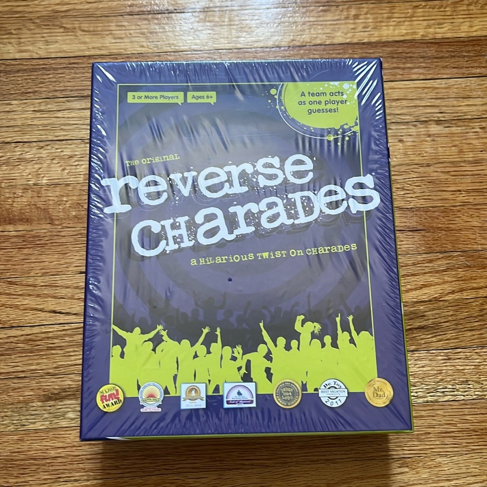 Reverse Charades Boardgame / New / 2015 / USAOPOLY